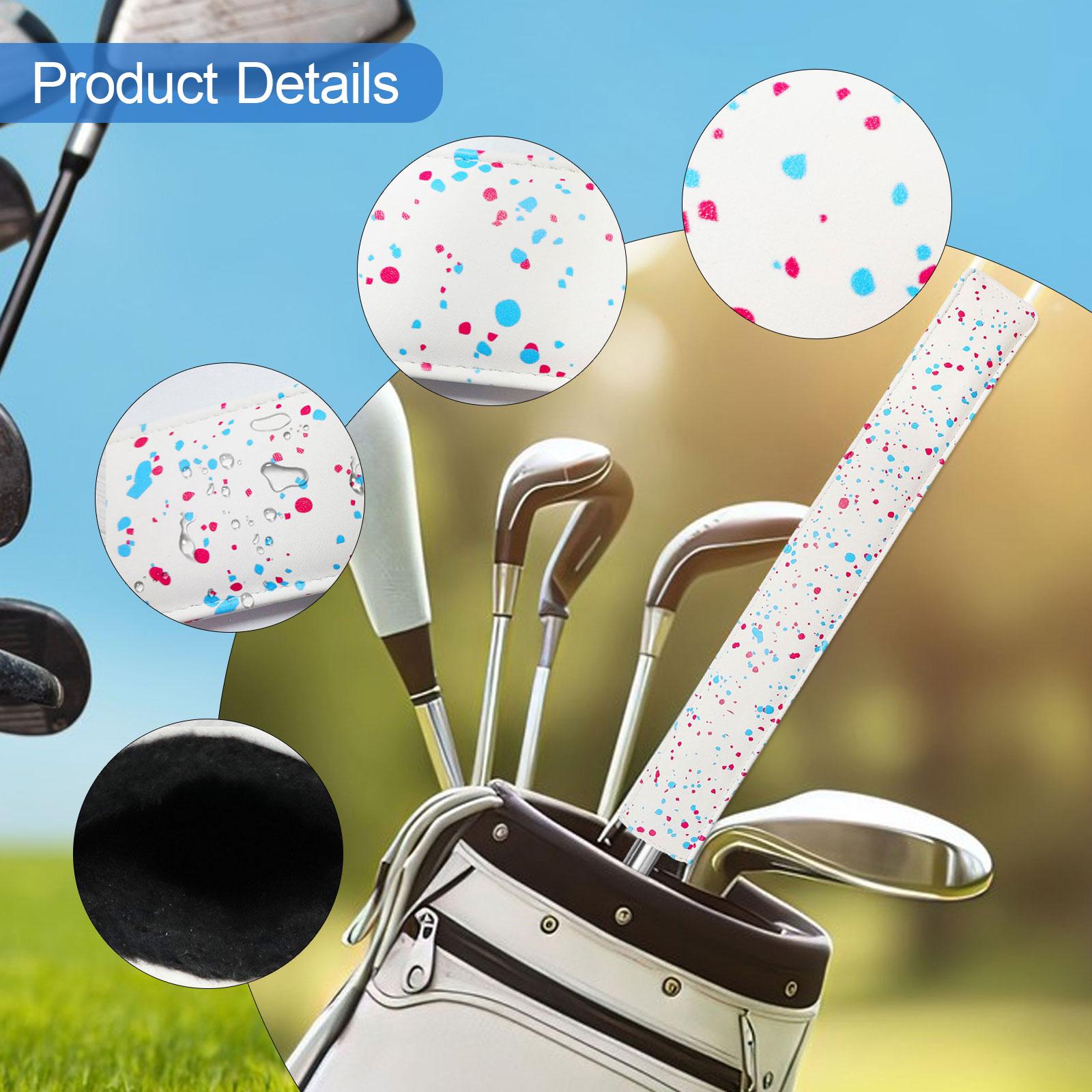 Golf Equipment Guide - Funda de cuero PU para palos